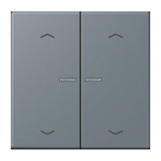 Jung - Bedienelement intelligent Taster mit Pfeilsymbolen BT LC 17102 P 251 gris 59