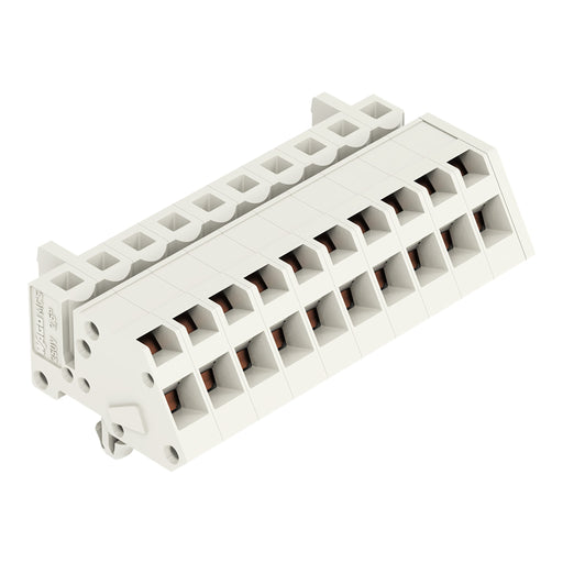 WAGO - Kabelsteckverbinder für Leiterplattensteckverbinder 1-Leiter Federleiste 721-310/008-000 CAGECLAMP 2,5mm²,lgr − 50 Stück