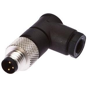 Ipf Electronic - Rundsteckverbinder, feldkonfektionierbar (Industriesteckverbinder) Kabelstecker, abgewinkelt, VK003076 Selbstkonfektionierb