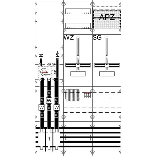 Striebel&John - Zählerfeld Komplettfeld WF39KK41 mit Zählerkreuz