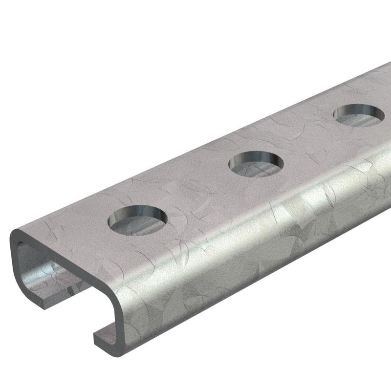 OBO Bettermann - Stiel/Profilschiene Profilschiene CL2712P2000FS gelocht, SW 11mm − 2 Meter