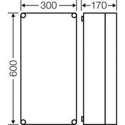 Hensel - Leergehäuse Mi 0401 275x575x146mm