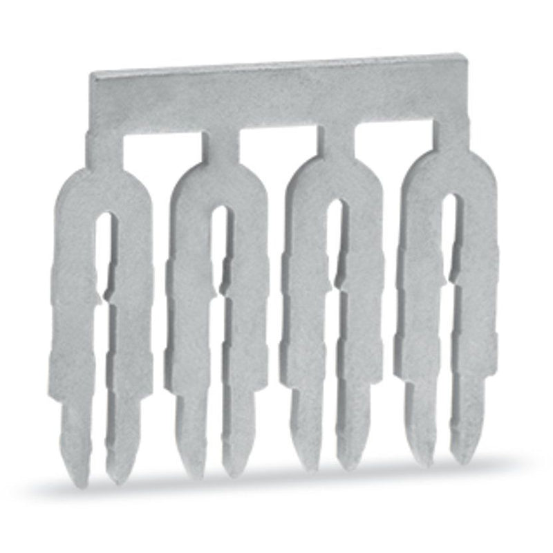 WAGO - Querverbinder/Brücker für Reihenklemme Brücker 2-fach 745-182 blank,silberfarben − 50 Stück