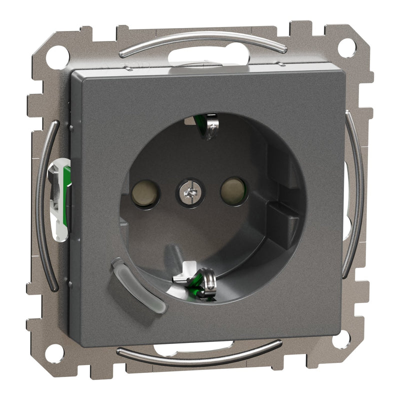 Merten - Steckdose Connected SCHUKO-Steckdose MEG2380-0414 Anthrazit