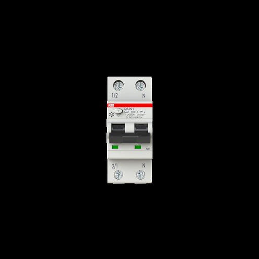 ABB Stotz S&J - Kombination FI-Schalter/Leitungsschutzschalter FI/LS-Schalter DS201A-C32/0,03 6kA, 1p+N