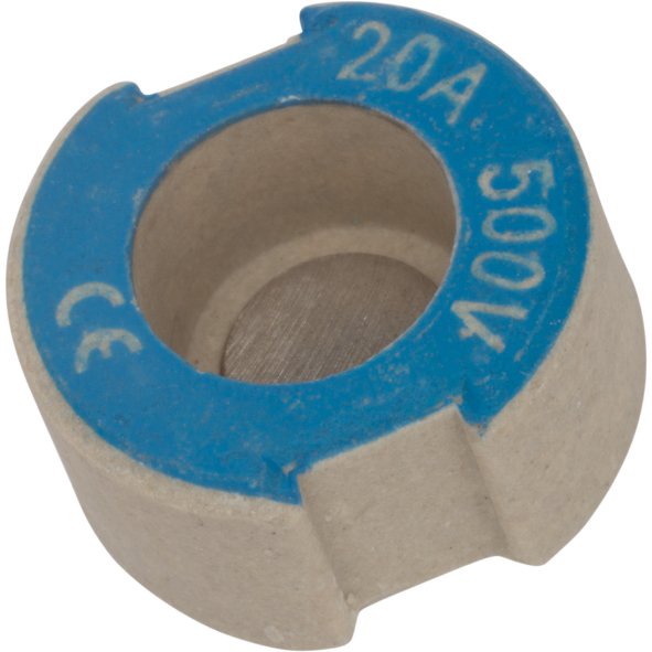 Mersen - D-Ring-Passeinsatz D-Schraub-Paßeinsatz 01657.020000 D II 20A blau