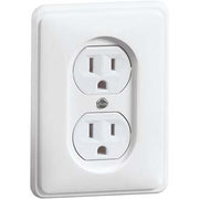 Peha - Schalter-/Steckdosenkombination US NEMA-Steckdose D 80.6672/15 US W 2fach,15A 125V, weiß