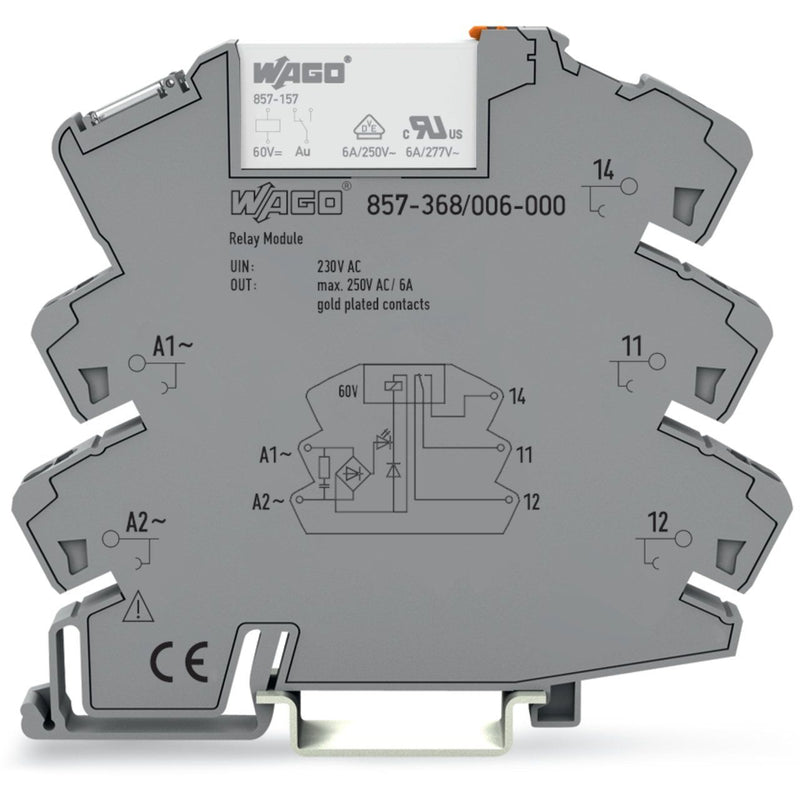 WAGO - Schaltrelais Kleinschaltrelais 857-368/006-000 m.Grundlastmodul