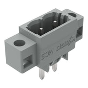 WAGO - Leiterplattensteckverbinder THT-Stiftleiste Lötstift 231-162/040-000 1,2x1,2,gerade,grau − 200 Stück