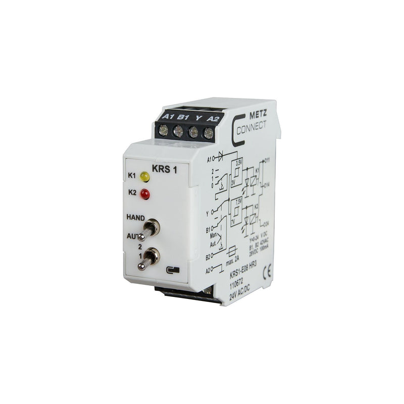 Metz Connect - Schaltrelais Schnittstellenmodul KRS1-E08 HR3 24ACDC − 5 Stück