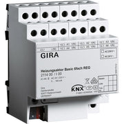 Gira - Bussystem-Heizungsaktor Heizungsaktor 6f basic 211400 KNX REG