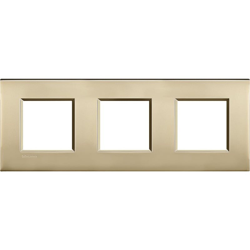Legrand (BT) - Abdeckrahmen Air Europe Rahmen 3-fach LNE4802M3OF gold