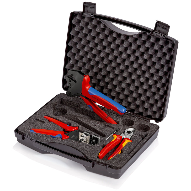 Knipex-Werk - Werkzeugset Werkzeugkoffer 97 91 01 für Photovoltaik  − 1 Stück