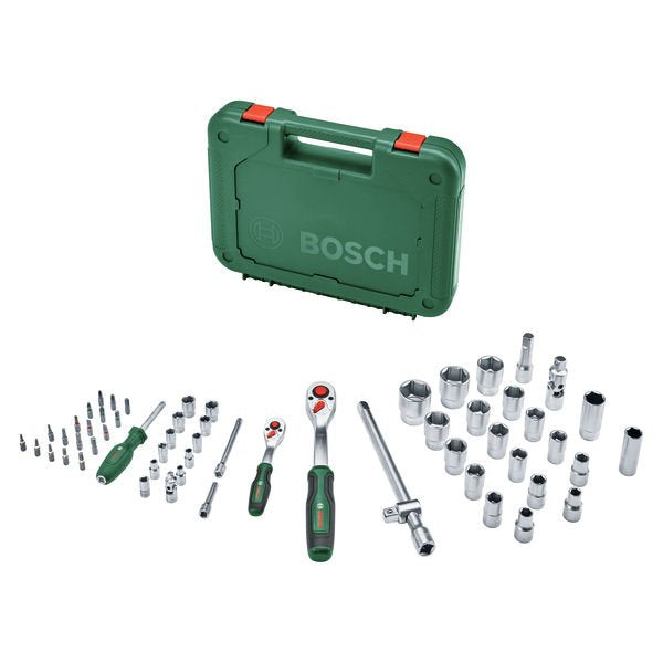 Bosch - Steckschlüsselset Handwerkzeuge 1/4 1600A02Z9G Ratschen-Set