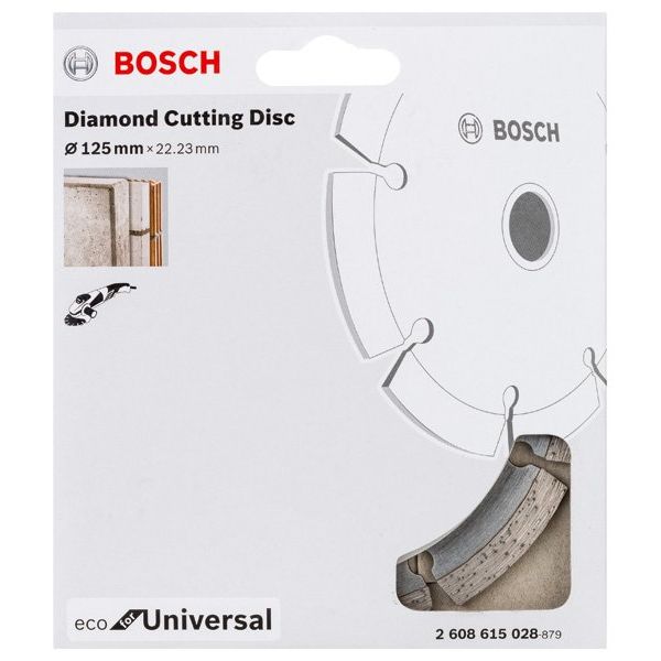 Bosch - Trenn-/Schleifscheibe Diamanttrennscheibe Eco 2608615028 For Universal D: 125