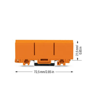 WAGO - Zubehör/Ersatzteile für Klemmen Befestigungsadapter 2273-500 orange