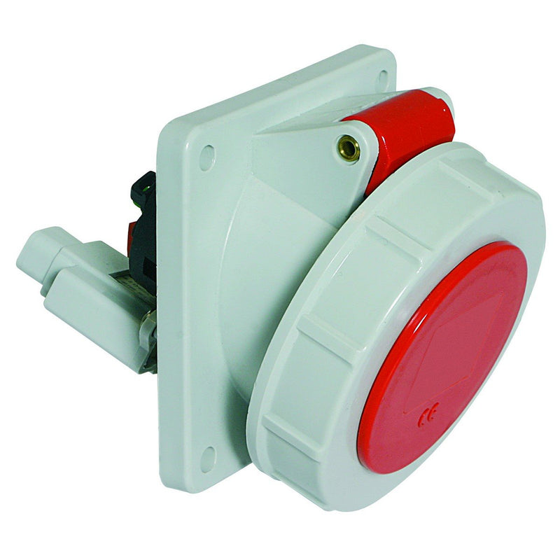 Bals Elektrotech - CEE-Anbausteckdose (IEC 60309) Anbausteckdose geneigt 32A 12596 5p 400V 6h IP67