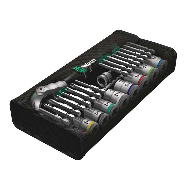 Wera - Steckschlüsselset Speed-Knarrensatz 004046 3/8"-Antrieb 29-tlg