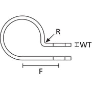 HellermannTyton - Befestigungsschelle für Kabel/Rohre Befestigungsschelle H15P-PA66HS-BK (500) schwarz − 500 Stück