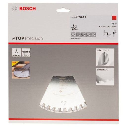 Bosch - Kreissägeblatt Top 2608642100 Precision Best for