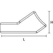 HellermannTyton - Befestigungssockel und -element für Kabelbinder Befestigungselement 151-07500(500) 46x24 mm − 500 Stück