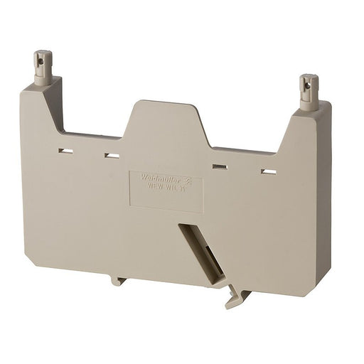 Weidmüller - Endklammer/-halter für Reihenklemme Endwinkel WEW WTL 35 Wemid, dunkelbeige − 10 Stück