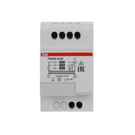 ABB Stotz S&J - Klingeltransformator TS24/8-12-24 24VA, 8-12-24VAC
