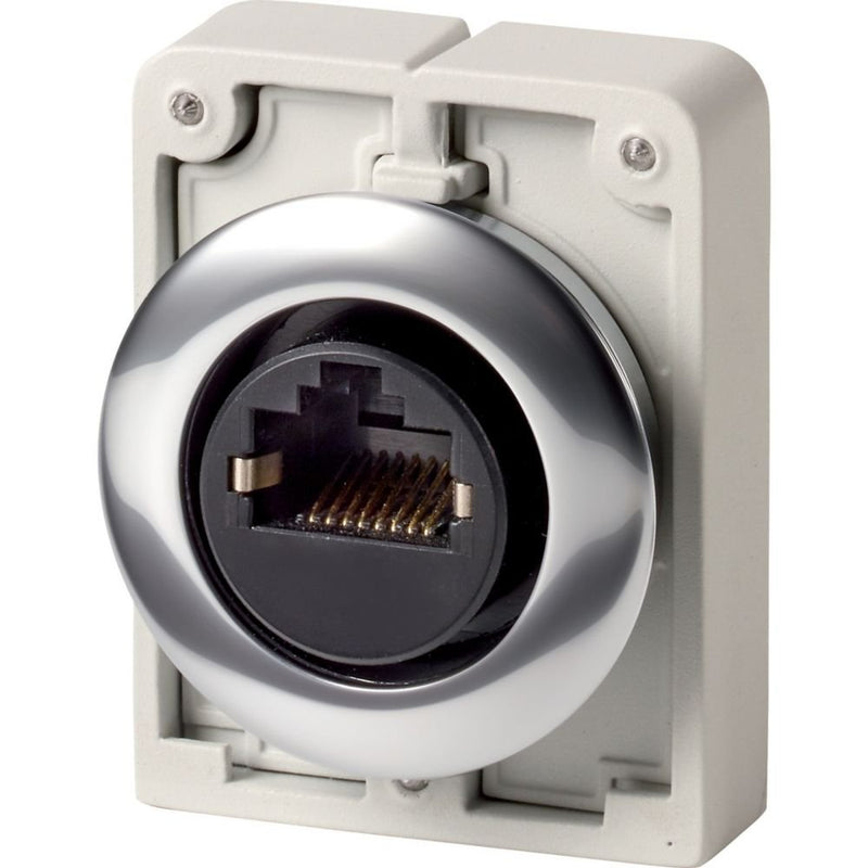 Eaton - Zubehör/Ersatzteile für Befehlsgeräte Einbaubuchse M30C-FRJ45 Flat Front, RJ45