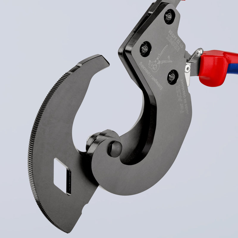 Knipex - Kabelschere Ratschenkabelschneider 95 32 340 SR 340mm, f. ACSR Kabel