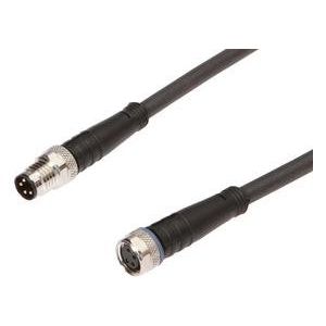 Ipf Electronic - Konfektioniertes Sensor-Aktor-Kabel Verbindungsleitung, 3m, M8 VK300F75 Dose 4polig gerade