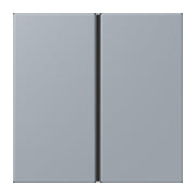 Jung - Abdeckung/Bedienelement für Installationsschalterprogramme Tastensatz 1fach LC 401 TSA 257 gris clair 59