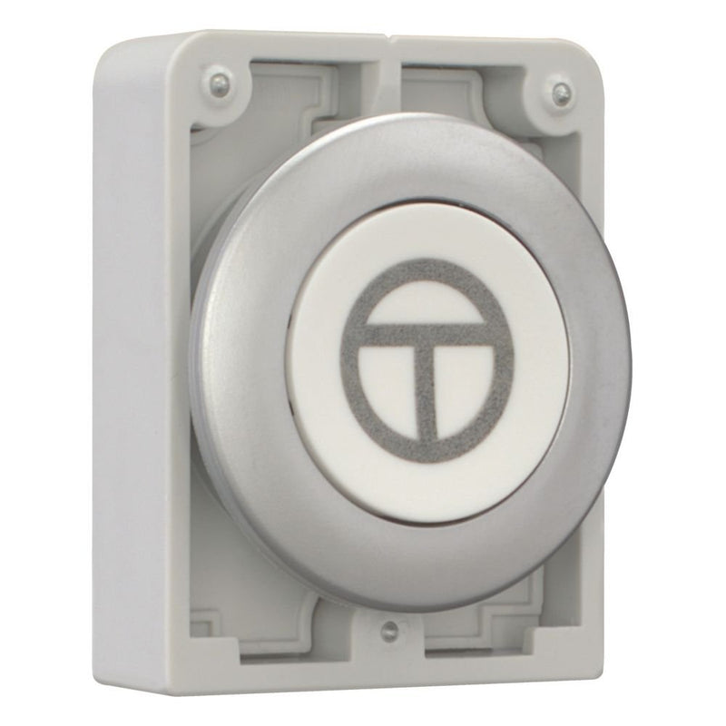 Eaton - Frontelement für Drucktaster Drucktaste RMQ-Titan M30C-FD-W-X11 flach tastend weiß