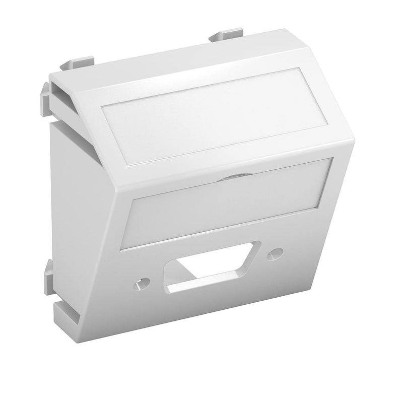 OBO Bettermann - Einsatz/Abdeckung für Kommunikationstechnik Multimediaträger MTS-DB O RW1 45x45mm rws