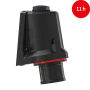 Walther Werke - CEE-Gerätestecker (IEC 60309) CEE NEO Wandgerätestecker FW710411CC schräg 16A 4P 11h − 10 Stück
