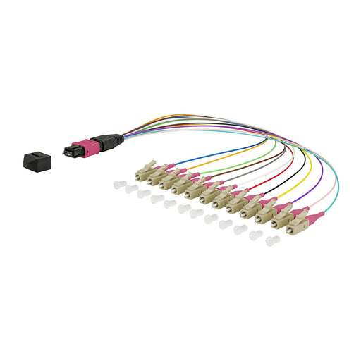 Metz Connect - LWL-Pigtail OpDAT Ader-Fanout MTP-M 151S5TMJO003A 12xLC-S OM4 0,3m