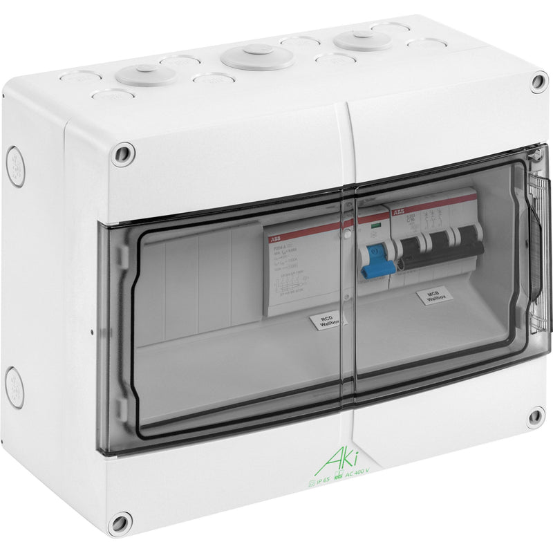 Spelsberg - Kleinverteiler bestückt Kleinverteiler AKi 12 EMOBIL 11kW gr, IP65, IK08