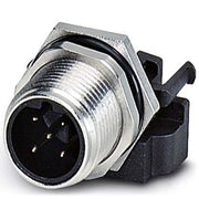 Phoenix Contact - Rundsteckverbinder, feldkonfektionierbar (Industriesteckverbinder) Einbausteckverbinder SACC-DSIV-M1#1437203 − 10 Stück