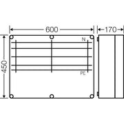 Hensel - Sammelschienengehäuse Mi 6655 600x450mm /400A 5pol