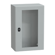 Schneider Electric - Gehäuse/Schaltschrank (leer) Wandschrank RAL 7035 NSYS3D6425T 600x400x250 Sichttür