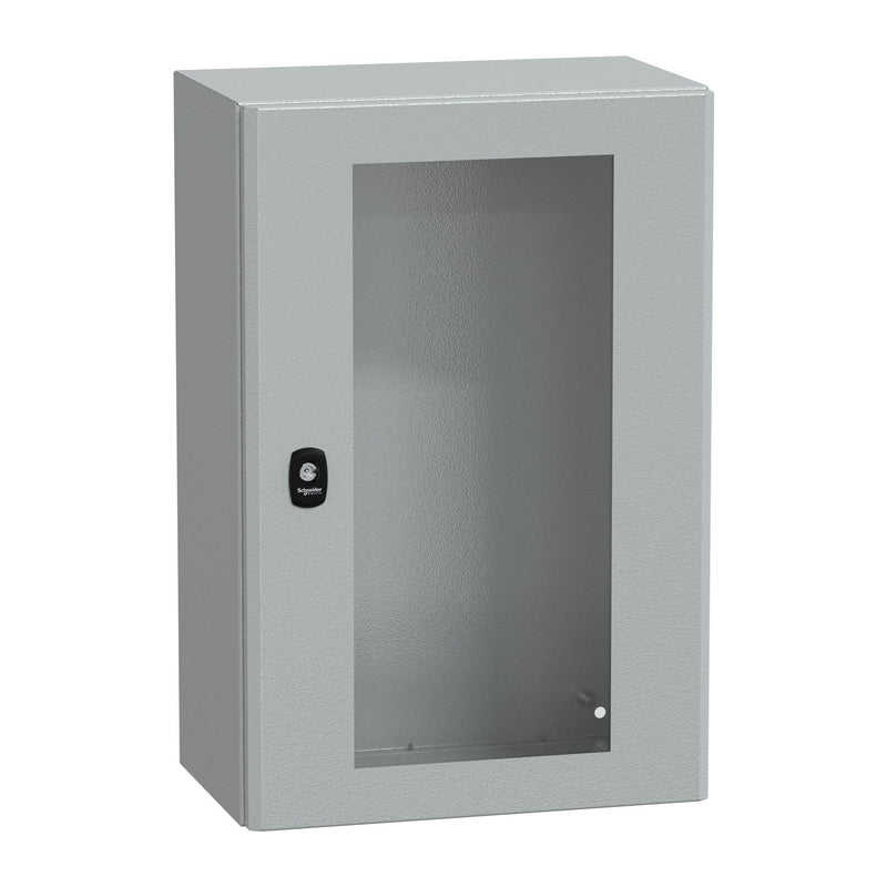 Schneider Electric - Gehäuse/Schaltschrank (leer) Wandschrank RAL 7035 NSYS3D6425T 600x400x250 Sichttür
