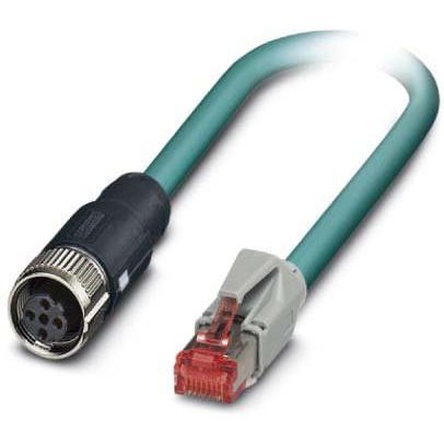 Phoenix Contact - Konfektioniertes Sensor-Aktor-Kabel Netzwerkkabel NBC-FSD/10 #1407387 CAT5 RAL5021