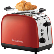 RUSSELL HOBBS - Toaster 26554-56 Flame Red Colours Plus+ 2S − 4 Stück
