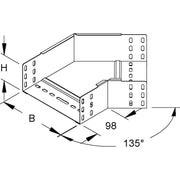 Niedax - Bogen für Kabelrinne Bogen RBA 85.100 F