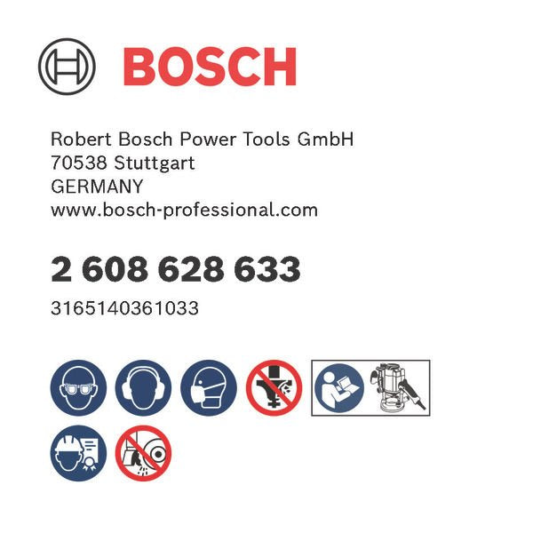 Bosch - Fräser PRO Hohlkehlfräser, R 2608628633 5/16
