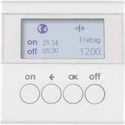 Berker - Bussystem-Zeitschaltuhr KNX-Funk Zeitschaltuhr 85745289 polarweiß glänzend
