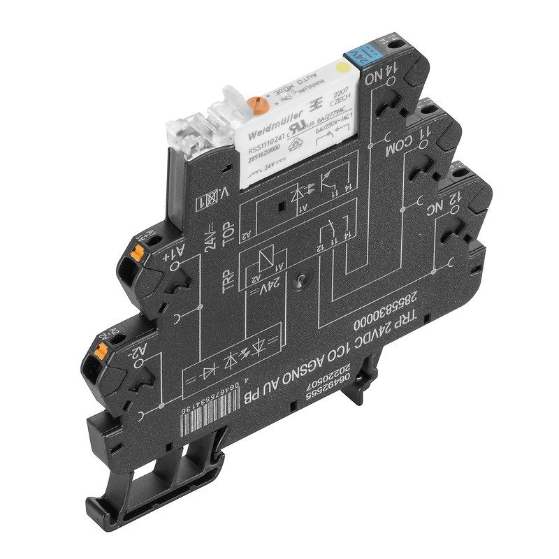 Weidmüller - Schaltrelais Koppelrelais TRP24230V#2855900000 24230 V UC 10 %, 1W − 10 Stück