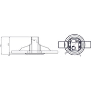 Theben - Bewegungsmelder/Präsenzmelder komplett Präsenzmelder theRoS360-101FLATDWH Decken-EB, 360°