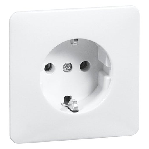 Peha - Schalter-/Steckdosenkombination Standard Steckdose D 80.6611.02 SI rws − 10 Stück