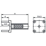 Telegärtner - Koax-Steckverbinder Kabeldirektanschluss f.LTP 100021304 G7 /(RG-316/U) − 5 Stück