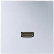 Jung - Multifunktions-Anschlussdose Multimedia-Anschluss alu MA AL 1112 HDMI m.Tragring